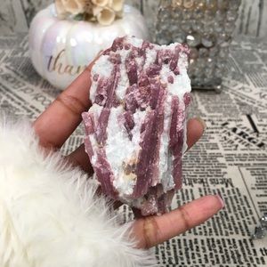 🕉 Sold On Etsy.🕉 Pink Tourmaline In Matrix.